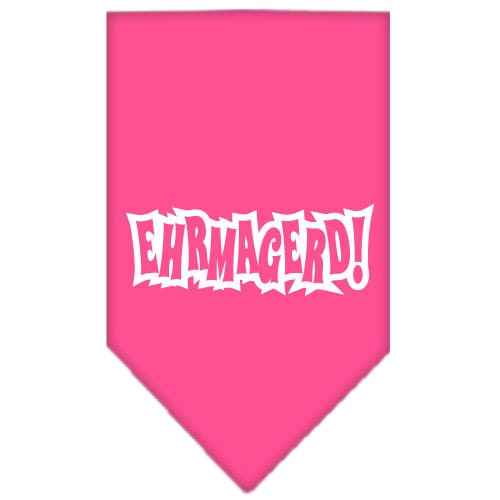 Pet and Dog Bandana Screen Printed, "Ehrmagerd!"