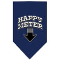 Load image into Gallery viewer, Pet and Dog Bandana Screen Printed, "Happy Meter"
