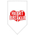 Load image into Gallery viewer, Pet and Dog Bandana Screen Printed, "Heart Breaker"
