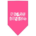Load image into Gallery viewer, Pet and Dog Bandana Screen Printed, "I Have Issues"
