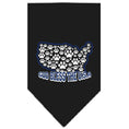 Load image into Gallery viewer, Pet and Dog Bandana Screen Printed, "God Bless The USA"
