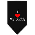 Load image into Gallery viewer, Pet and Dog Bandana Screen Printed, "I Love My Daddy"
