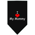 Load image into Gallery viewer, Pet and Dog Bandana Screen Printed, "I Love My Mommy"
