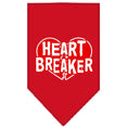 Load image into Gallery viewer, Pet and Dog Bandana Screen Printed, "Heart Breaker"
