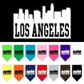 Load image into Gallery viewer, Pet and Dog Bandana Screen Printed, "Los Angeles Skyline"
