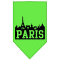 Load image into Gallery viewer, Pet and Dog Bandana Screen Printed, "Paris Skyline"
