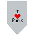 Load image into Gallery viewer, Pet and Dog Bandana Screen Printed, "I Love Paris"
