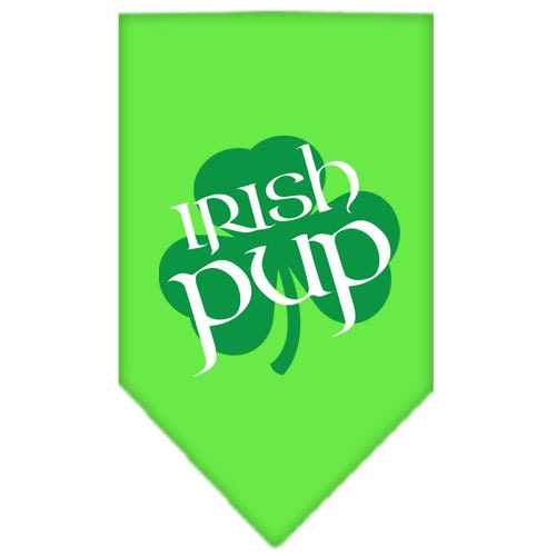 Pet and Dog Bandana Screen Printed, "Irish Pup"