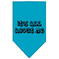 Load image into Gallery viewer, Pet and Dog Bandana Screen Printed, "It's All About Me"
