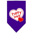 Load image into Gallery viewer, Pet and Dog Bandana Screen Printed, "Puppy Love"
