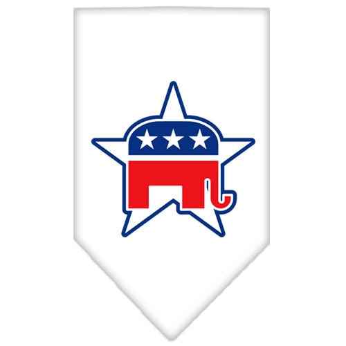 Dog Bandana Screen Printed,  "Republican"