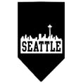 Load image into Gallery viewer, Pet and Dog Bandana Screen Printed, "Seattle Skyline"
