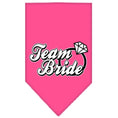 Load image into Gallery viewer, Pet and Dog Bandana Screen Printed, "Team Bride"
