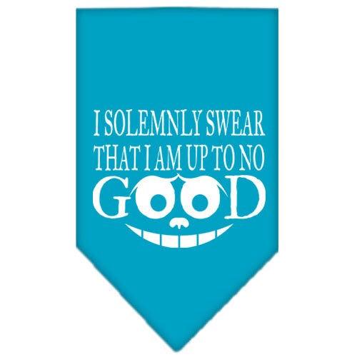 Pet and Dog Bandana, "I Solemnly Swear That I Am Up To No Good"