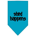 Load image into Gallery viewer, Pet and Dog Bandana Screen Printed, "Shed Happens"

