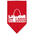Load image into Gallery viewer, Pet and Dog Bandana Screen Printed, "St. Louis Skyline"
