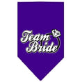 Load image into Gallery viewer, Pet and Dog Bandana Screen Printed, "Team Bride"
