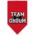 Load image into Gallery viewer, Pet and Dog Bandana Screen Printed, "Team Groom"
