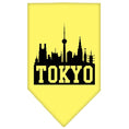 Load image into Gallery viewer, Pet and Dog Bandana Screen Printed, "Tokyo Skyline"
