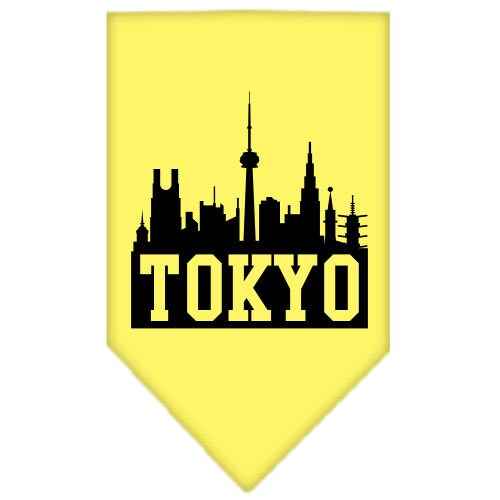 Pet and Dog Bandana Screen Printed, "Tokyo Skyline"