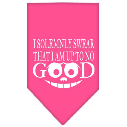 Pet and Dog Bandana, "I Solemnly Swear That I Am Up To No Good"