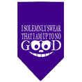 Load image into Gallery viewer, Pet and Dog Bandana, "I Solemnly Swear That I Am Up To No Good"
