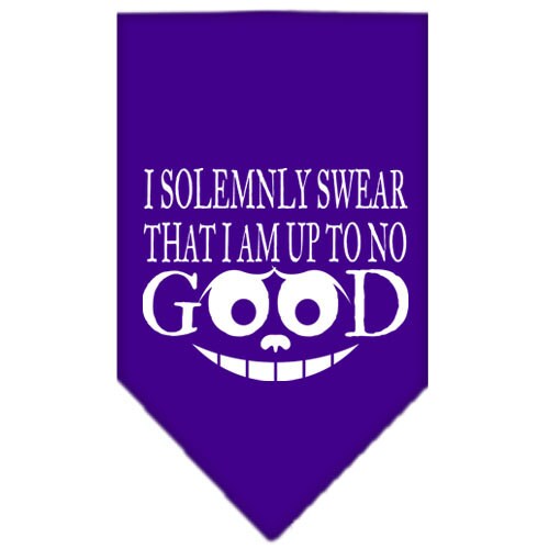 Pet and Dog Bandana, "I Solemnly Swear That I Am Up To No Good"