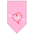 Load image into Gallery viewer, Pet and Dog Bandana Screen Printed, "XOXO"
