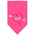 Load image into Gallery viewer, Pet and Dog Bandana Screen Printed, "XOXO"
