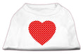 Load image into Gallery viewer, Pet Shirt "Swiss Dots Red Heart"
