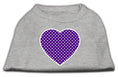 Load image into Gallery viewer, Pet Shirt "Swiss Dots Purple Heart"
