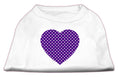 Load image into Gallery viewer, Pet Shirt "Swiss Dots Purple Heart"
