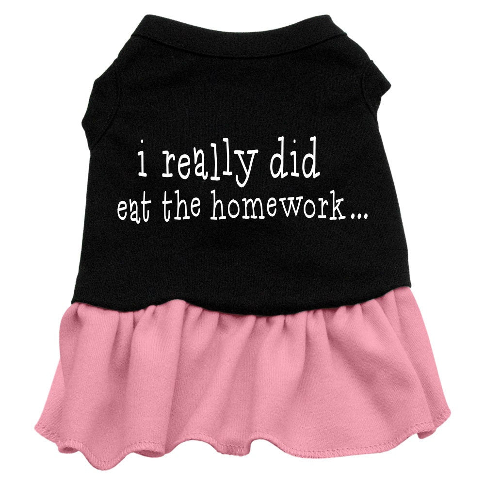 Pet Dress "I Really Did Eat The Homework"