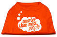 Load image into Gallery viewer, Pet Dog & Cat Shirt Screen Printed, "Smarter Than Most People"
