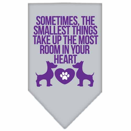 Pet and Dog Bandana, "The Smallest Things Take Up Your Heart"