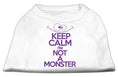 Load image into Gallery viewer, Pet Dog & Cat Shirt Screen Printed, "Keep Calm I'm Not A Monster"
