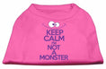 Load image into Gallery viewer, Pet Dog & Cat Shirt Screen Printed, "Keep Calm I'm Not A Monster"
