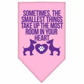 Load image into Gallery viewer, Pet and Dog Bandana, "The Smallest Things Take Up Your Heart"
