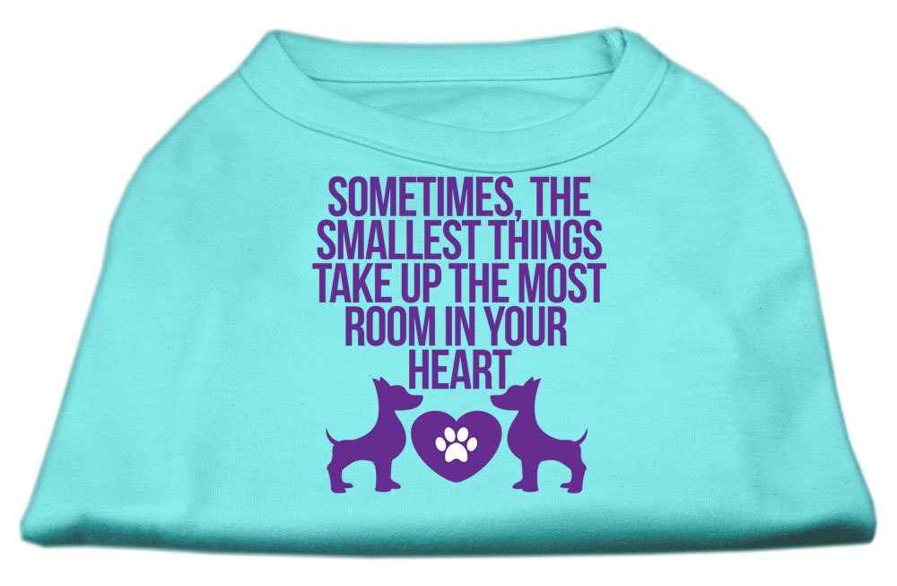 Pet Dog & Cat Shirt, "The Smallest Things Take Up Your Heart"