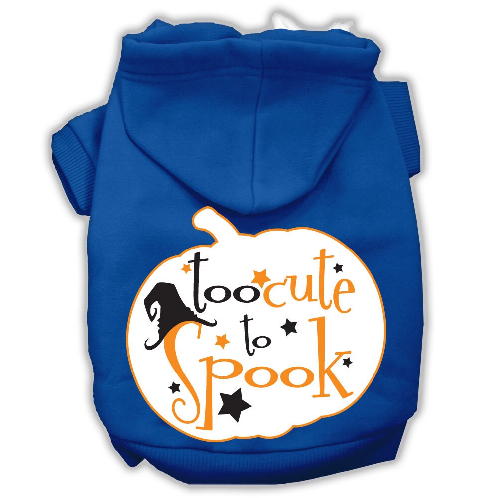 Halloween Pet Hoodie "Too Cute To Spook"