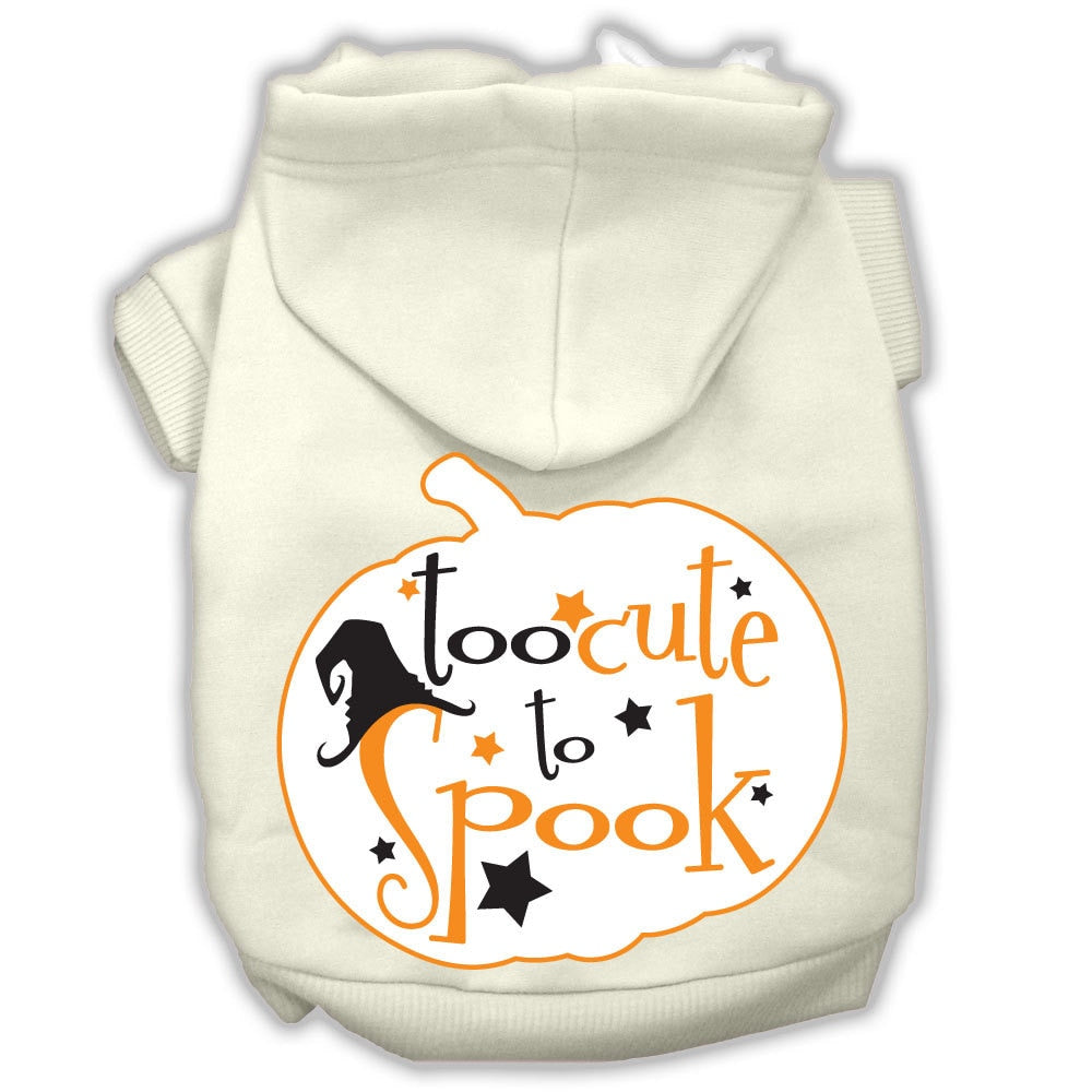 Halloween Pet Hoodie "Too Cute To Spook"