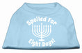 Load image into Gallery viewer, Hanukkah Pet Dog & Cat Shirt Screen Printed, "Spoiled for Eight Days"
