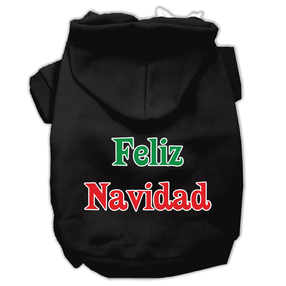 Christmas Pet Hoodie "Feliz Navidad"
