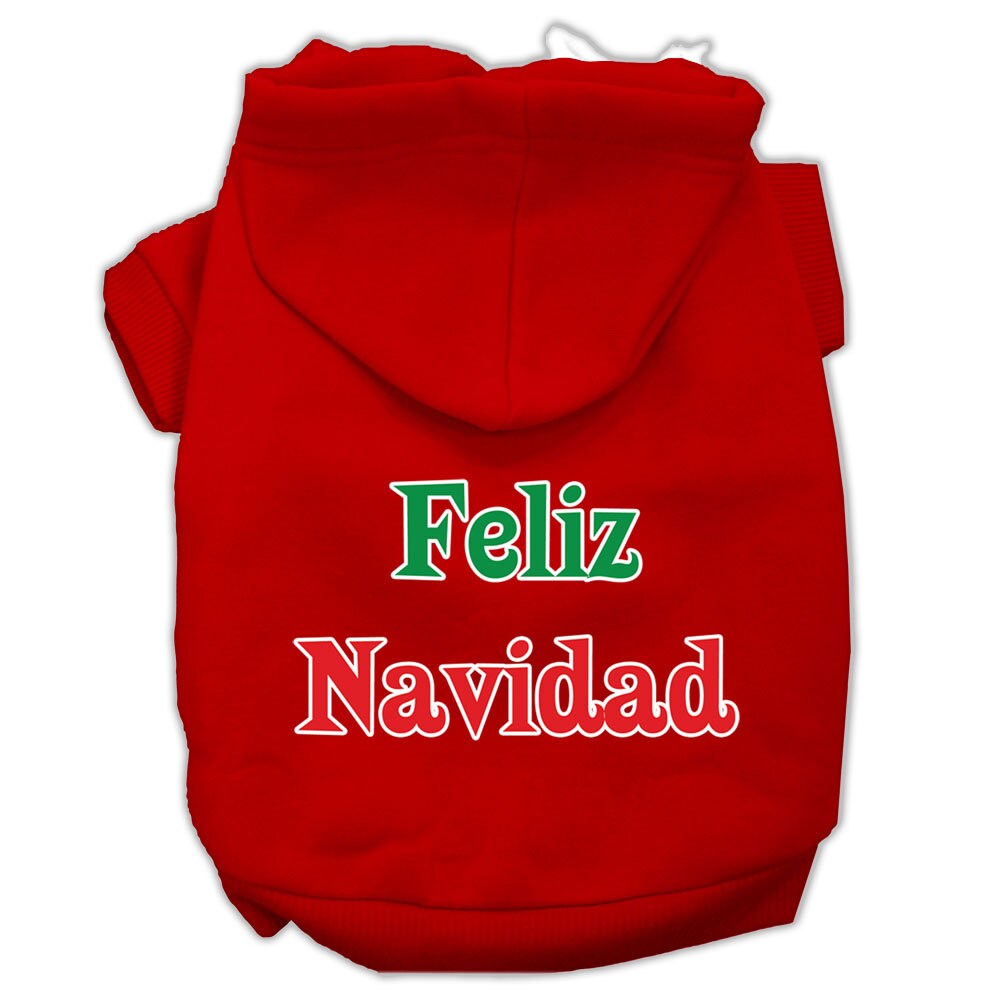 Christmas Pet Hoodie "Feliz Navidad"