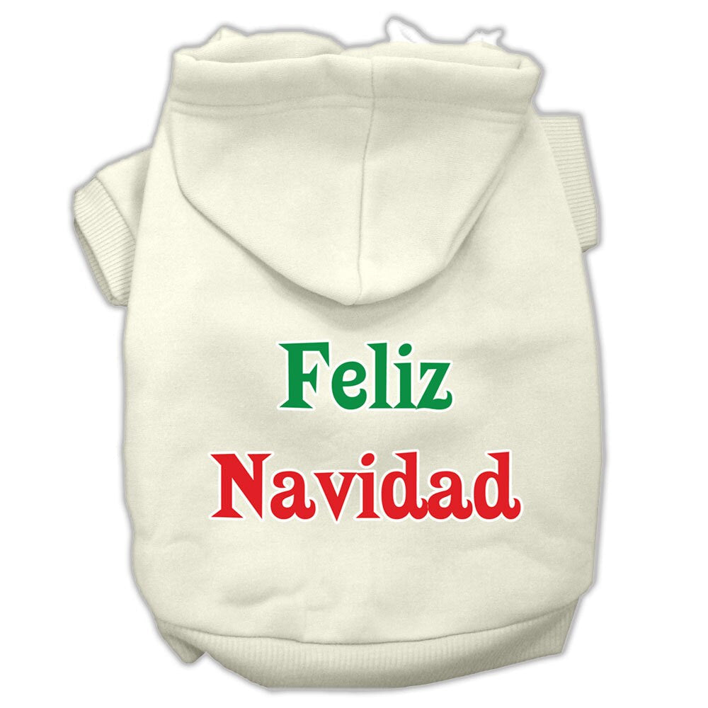 Christmas Pet Hoodie "Feliz Navidad"