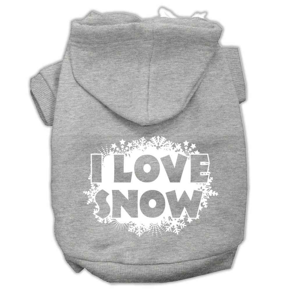 I Love Snow Christmas Pet Hoodie