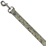 Dog Leash - Doodle1 Cream/Black