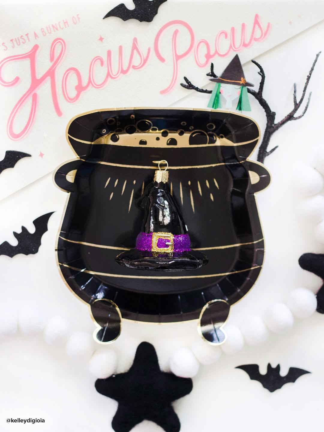 Witch's Hat Ornament - Southlake Paws