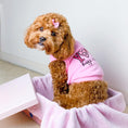 Load image into Gallery viewer, Parisian Pet 'XOXO' Soft Cotton Slogan Dog T-Shirt – Trendy and Comfortable Outfit for Small Dogs & Cats, Pink-Valentine's Day
