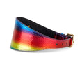 Load image into Gallery viewer, Rainbow Snake 3” Wide Style Collar
